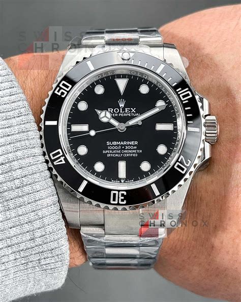 rolex no date sub review|2023 submariner no date 124060.